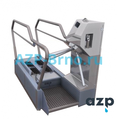 Санпропускник двухсторонний проходного типа полного цикла дезинфекции DSO 01 AZP Brno Чехия (фото, схема) Санпропускник двухсторонний проходного типа полного цикла дезинфекции DSO 01 AZP Brno Чехия (фото, схема)